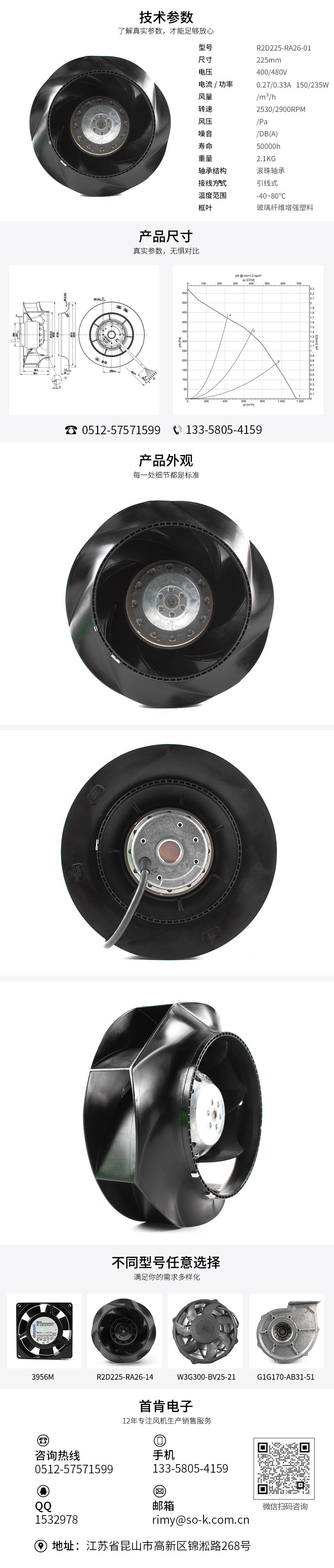 三相交流風(fēng)機(jī)